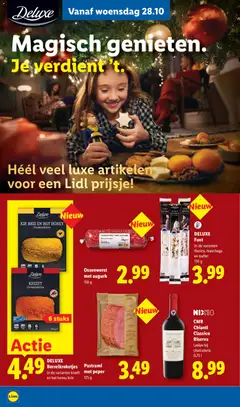 DELUXE Borrelkroketjes In de varianten kreeft en hot honey brie, 6 stuks - Voorbeeld van een folder van Lidl, geldig van 26-10-2026 | Pagina: 19 | Producten: Brie, Peper