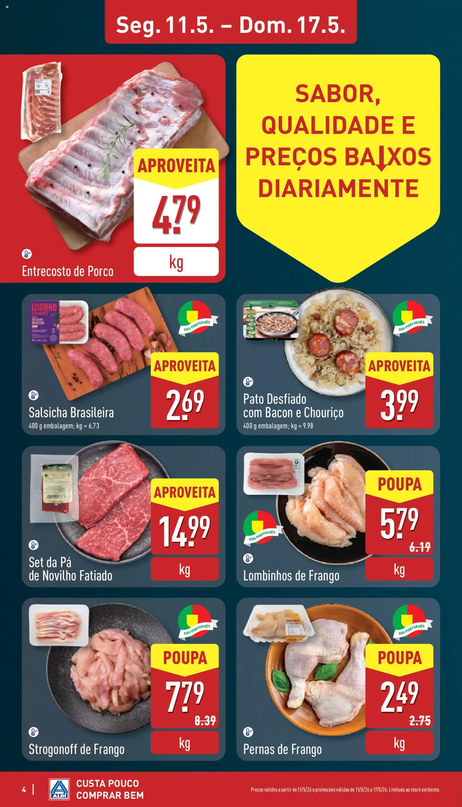 Aldi folheto | 11/05/2026 |  🎉 Como obter um desconto limitado? Poupe ainda hoje! | Portugal