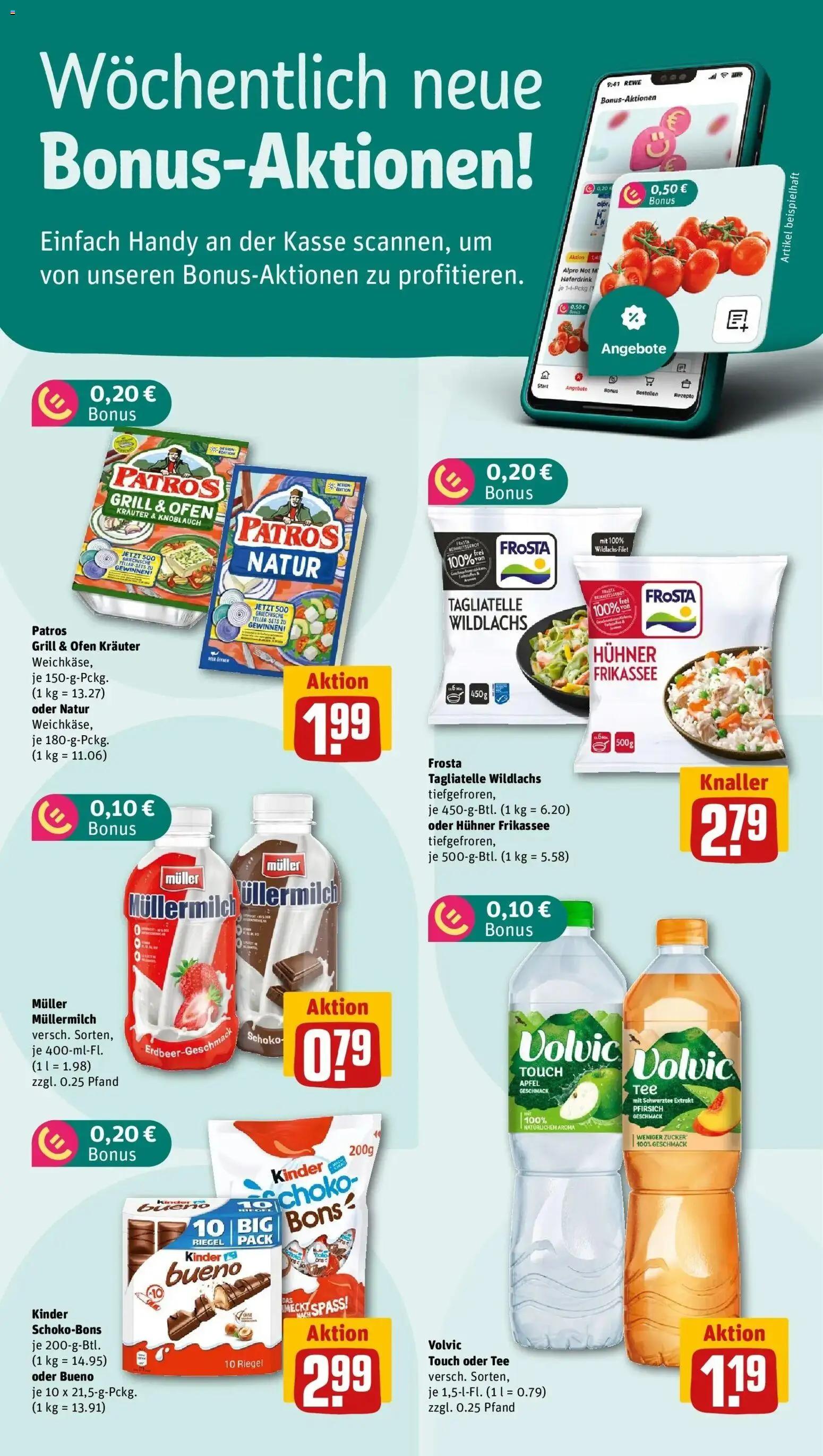 Rewe Prospekt Mettlach / Orscholz	 – gültig ab 20.04.2026 | Seite: 2 | Produkte: Haferdrink, Knoblauch, Tee, Volvic