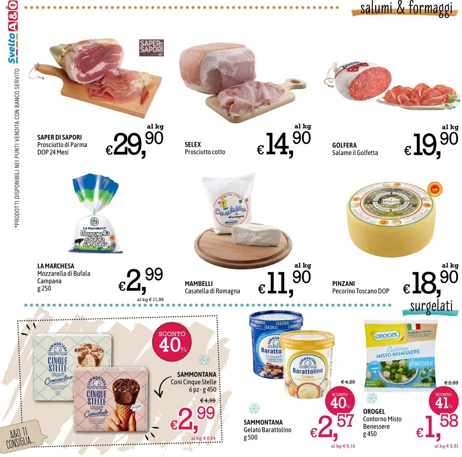 Volantino A&O del 18/06/2026 | Pagina: 2 | Prodotti: Crema, Cioccolato, Gelato, Pecorino