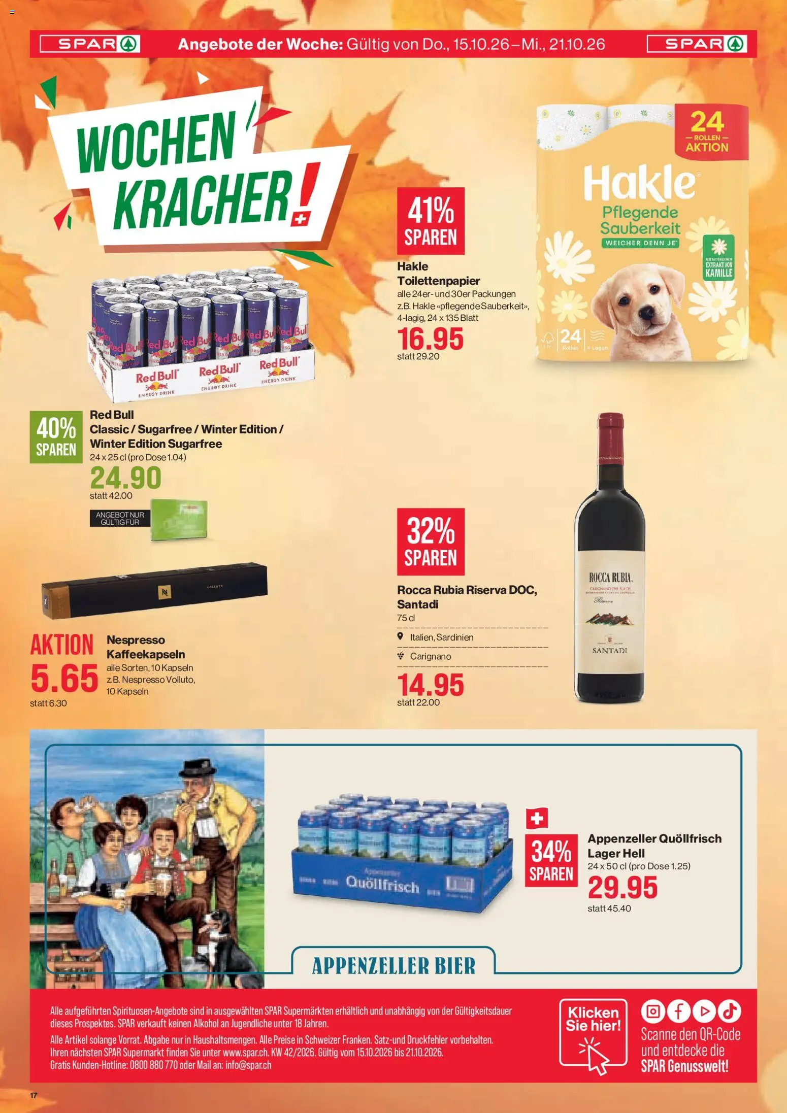 SPAR aktionen – gültig ab 15.10.2026 | Seite: 16