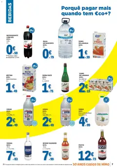 Pré-visualização E.Leclerc - Folheto Especial Eco e Marca Guia válido de 08/09/2026 | Página: 7 | Produtos: Refrigerante, Vinho rosé, Vinho branco, Bebidas