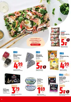 K-Citymarket-mainoslehti voimassa 11.06.2026 alkaen | Sivu: 6 | Tuotteet: Mozzarella, Nektariini, Cheddar, Keksit
