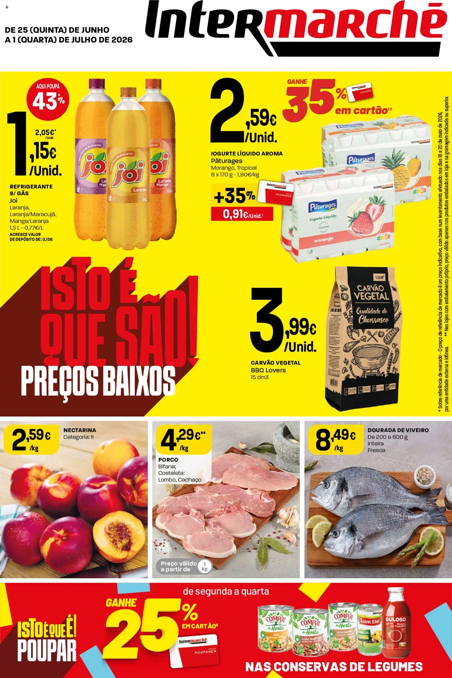 Intermarché folheto │ válido de 25/06/2026 | Página: 1