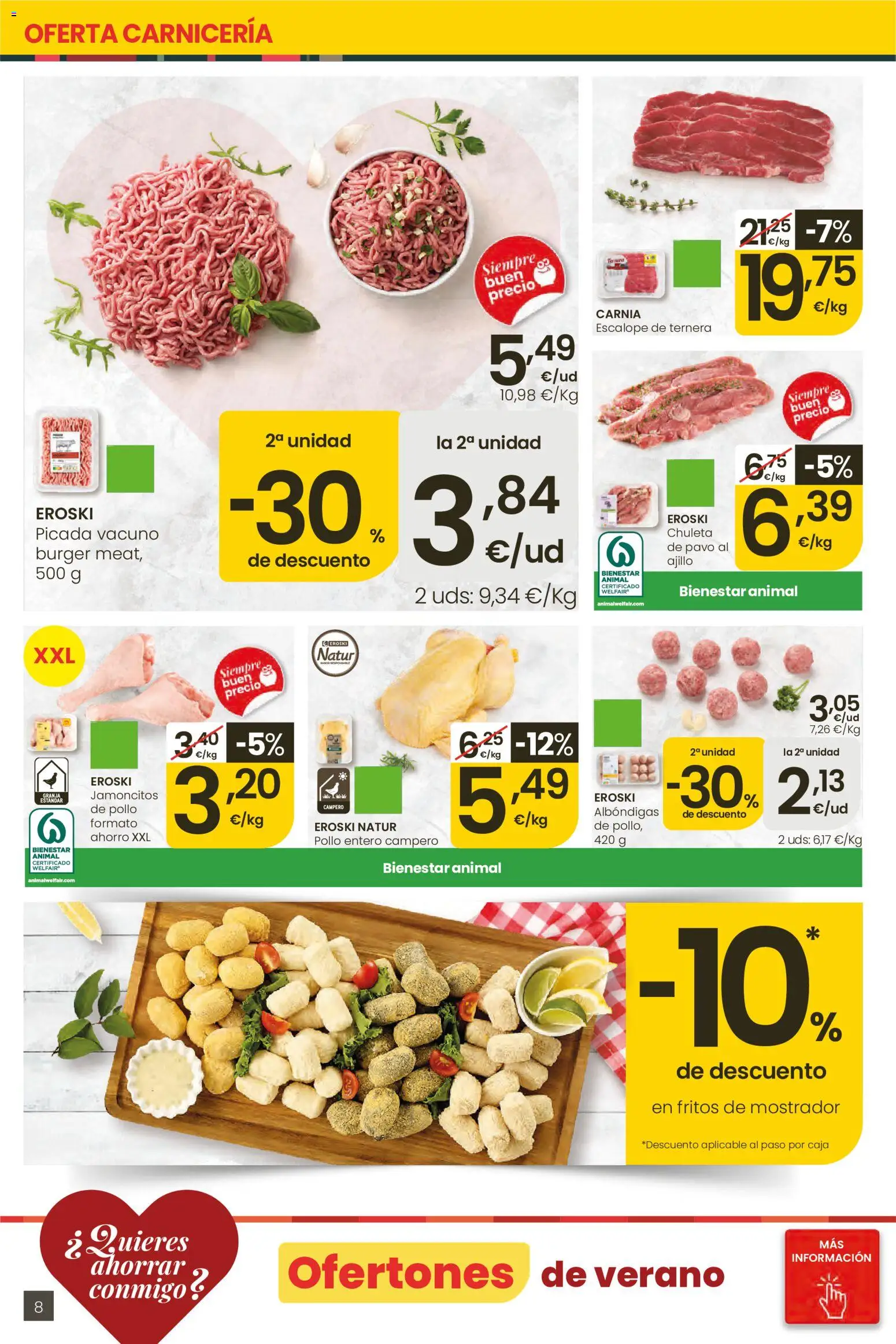 Eroski Ofertones de verano │ válido desde el 28.05.2026 | Página: 8 | Productos: Caja