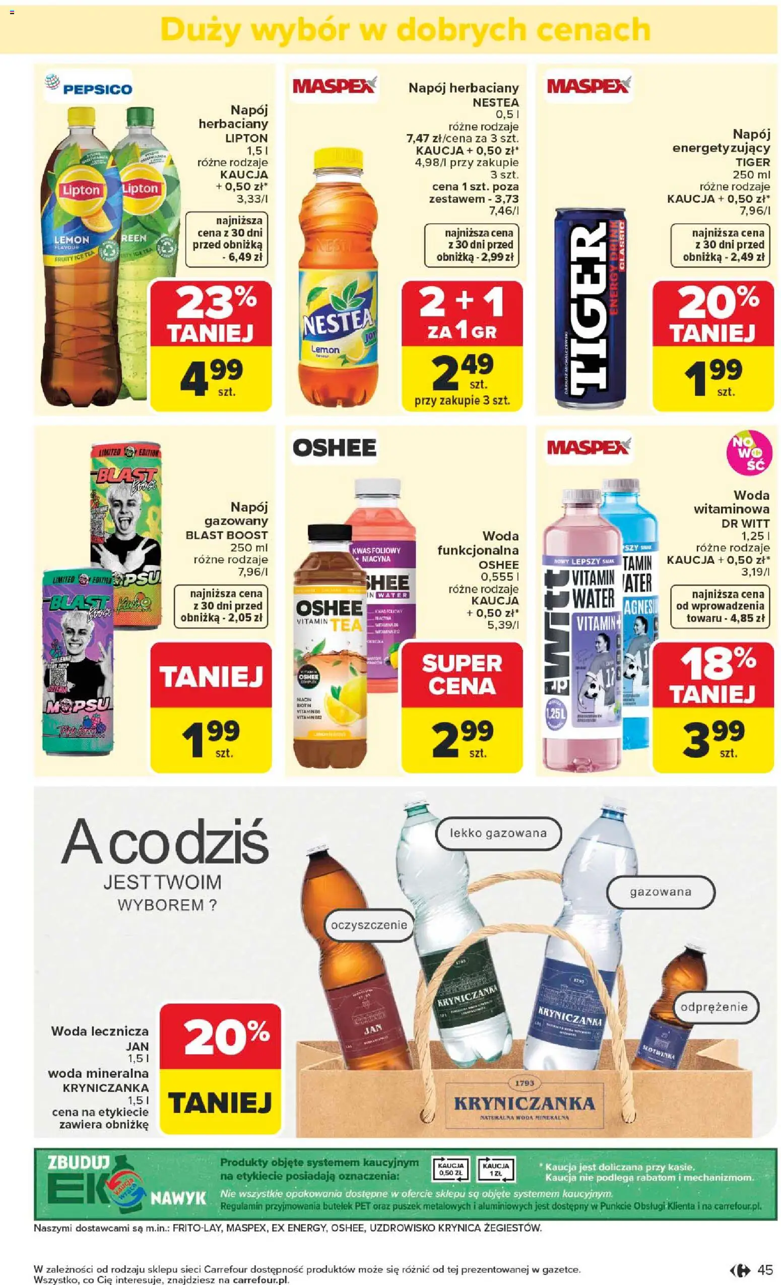 Carrefour gazetka od 25.05.2026 | Strona: 47 | Produkty: Ice Tea, Woda