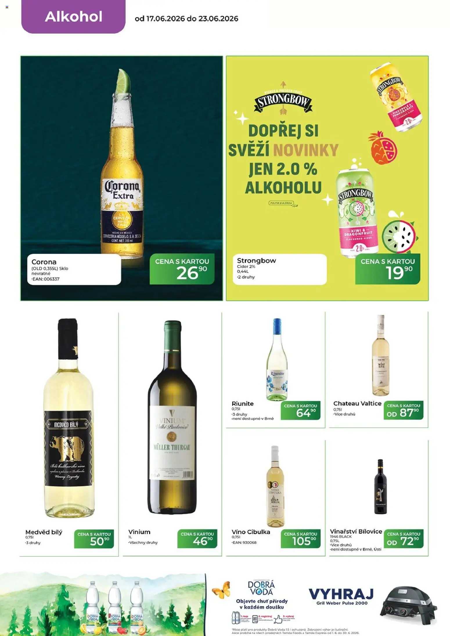 Tamda Foods leták od 17.06.2026 | Strana: 16 | Produkty: Dobrá voda, Voda, Kiwi, Strongbow