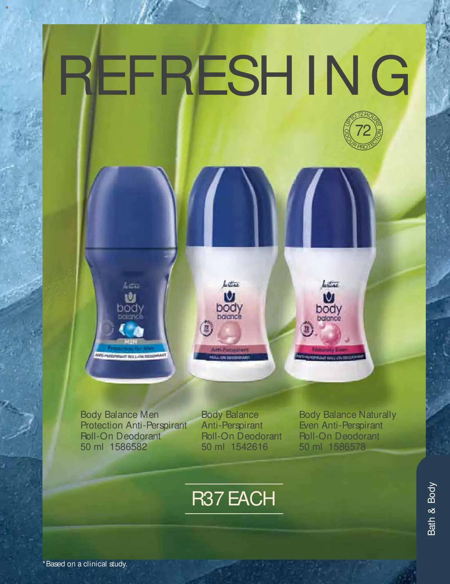 New Justine catalogue – valid from 01/08/2026 | Page: 105 | Products: Bath, Deodorant, Antiperspirant