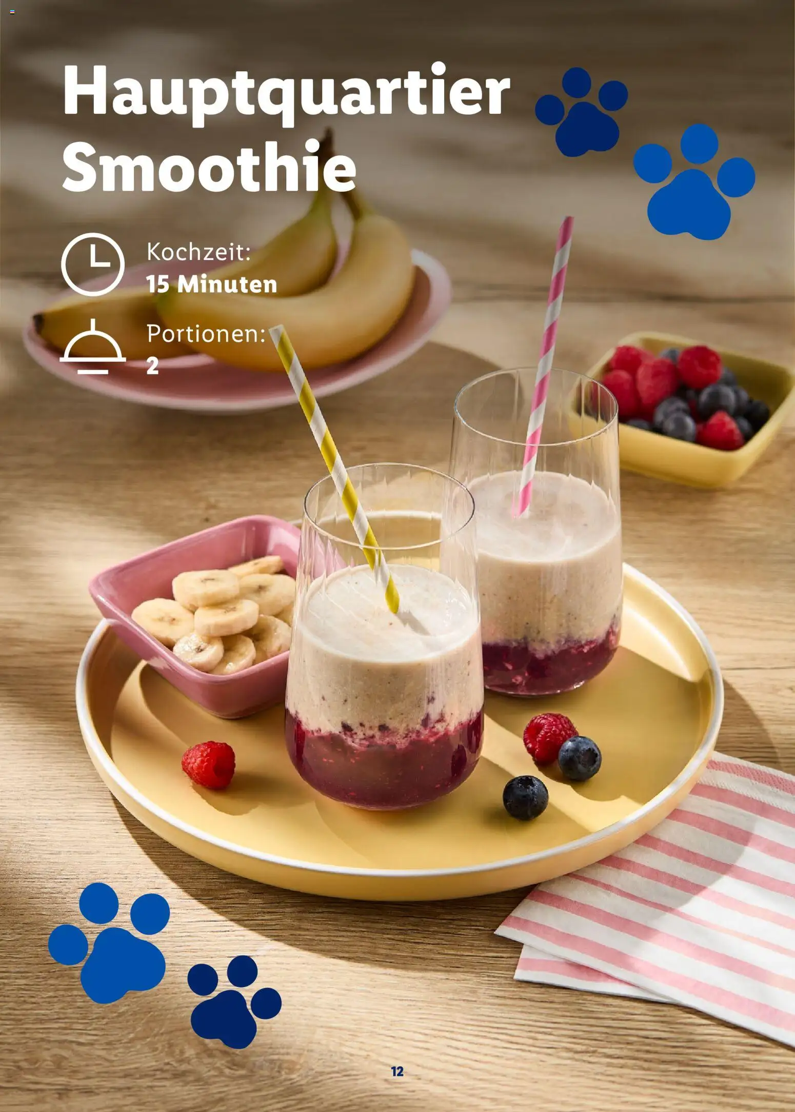 Lidl Německo leták - Paw Patrol od 20.07.2026 | Strana: 12 | Produkty: Smoothie