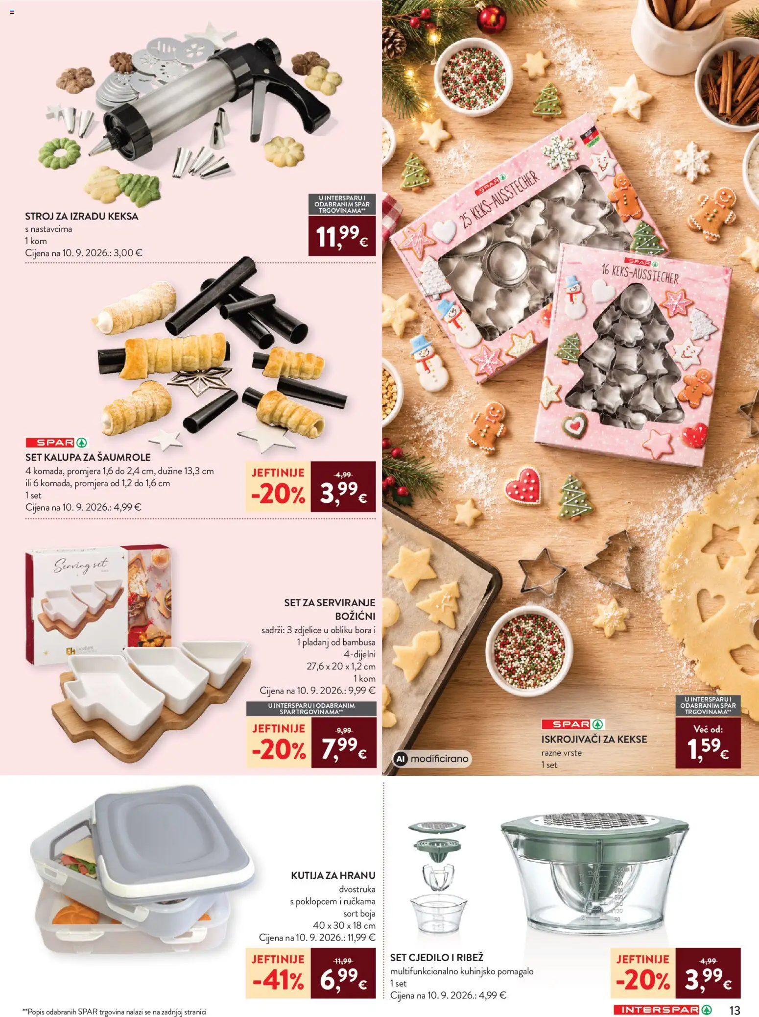 Interspar katalog | vrijedi od 07.10.2026 | Stranica: 15 | Proizvodi: Ribež, Kutija, Cjedilo, Pladanj