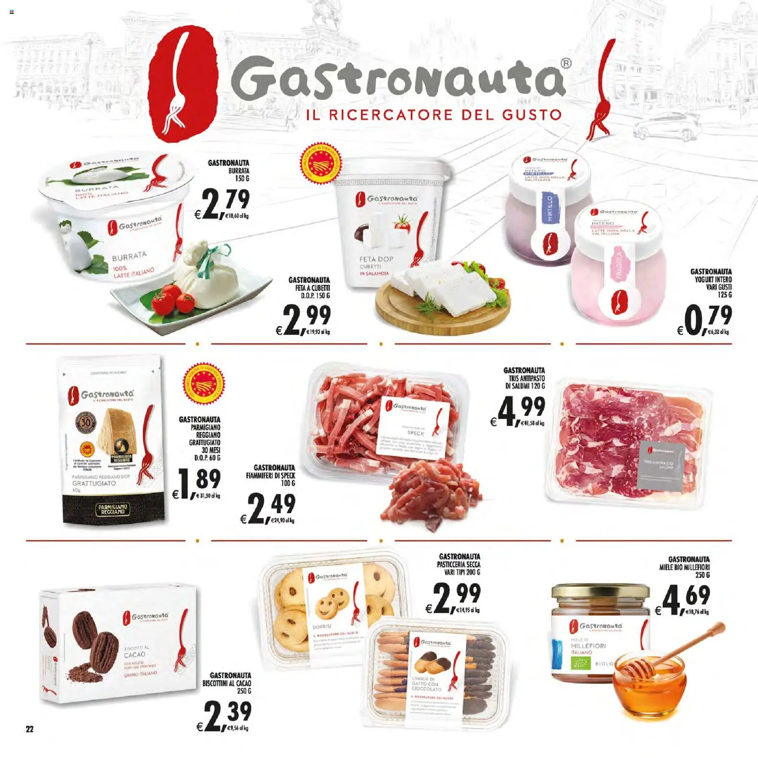 Volantino Decò del 30/06/2026 | Pagina: 22 | Prodotti: Speck, Latte, Feta, Parmigiano