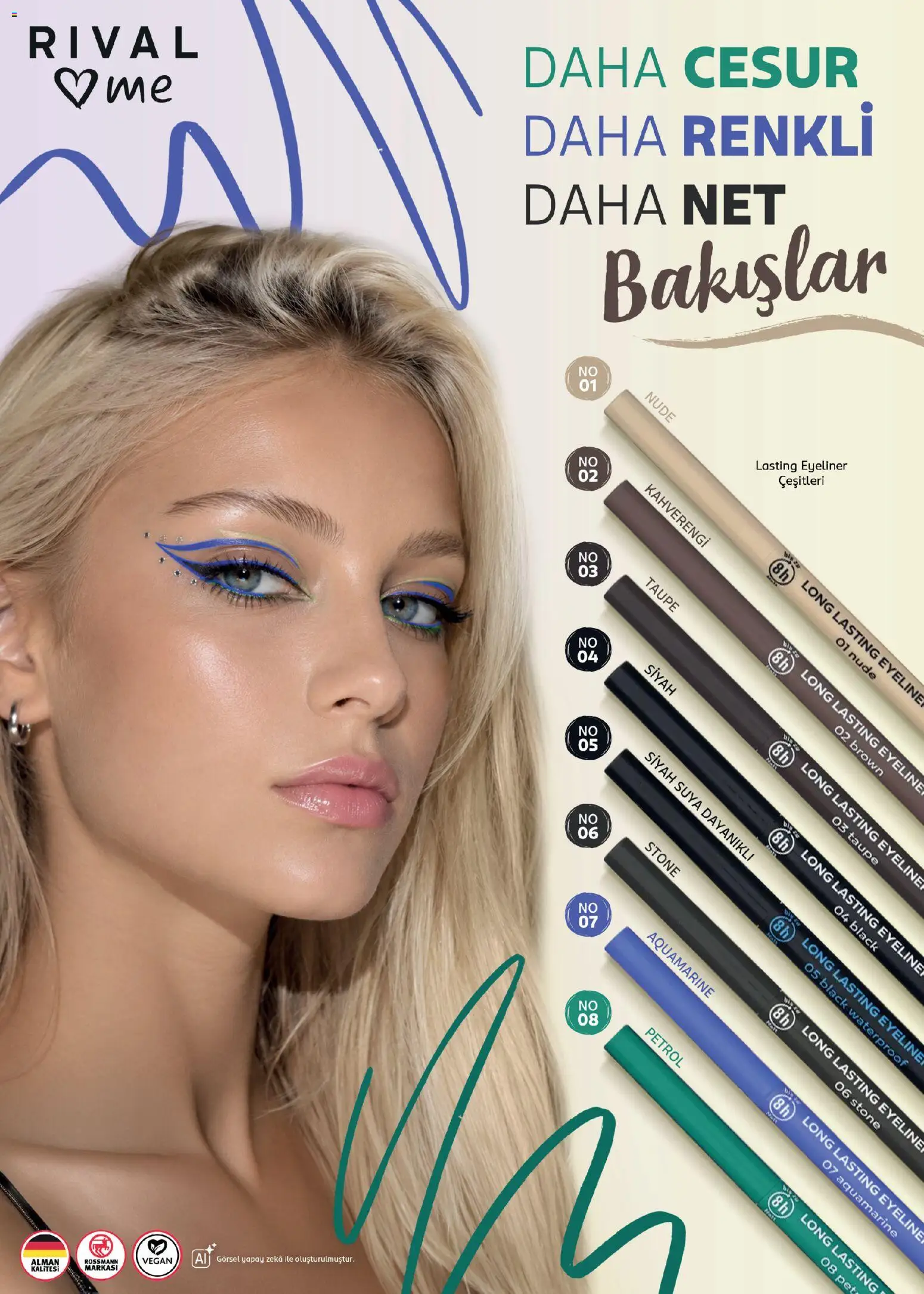 Rossmann İndirim - 28 Ağustos 2026 tarihinden itibaren geçerlidir | Sayfa: 16 | Ürünler: Eyeliner