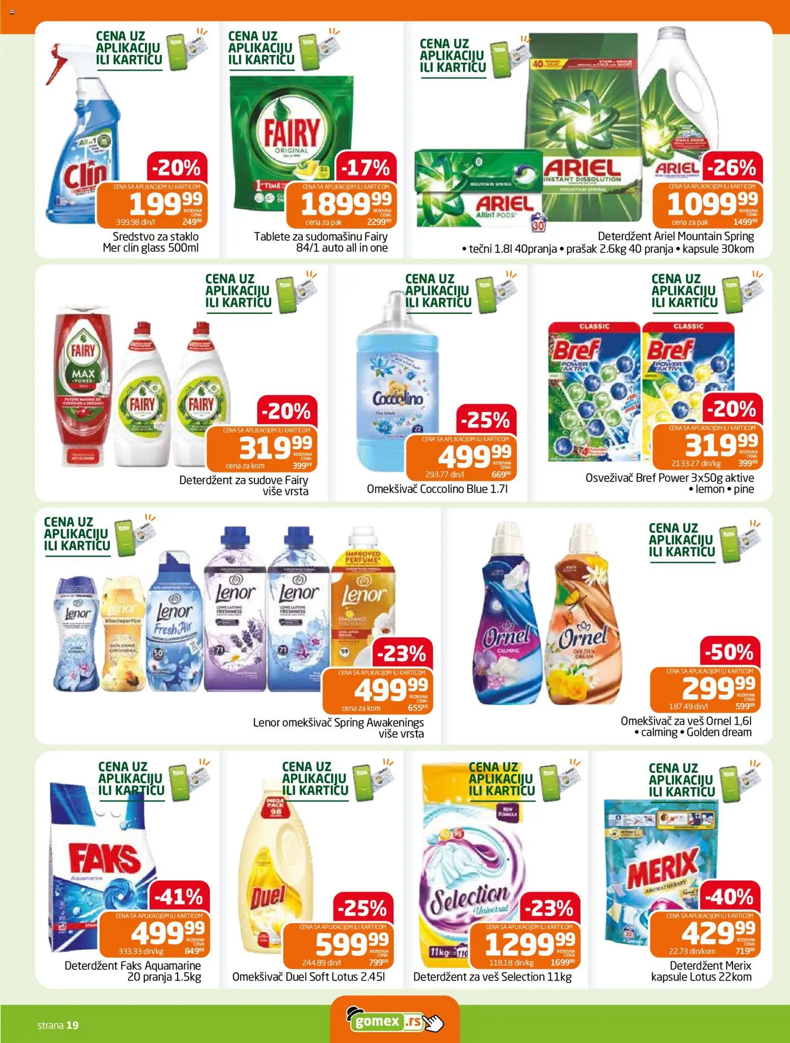 Gomex katalog - važi od 29.10.2026 | Strana: 19