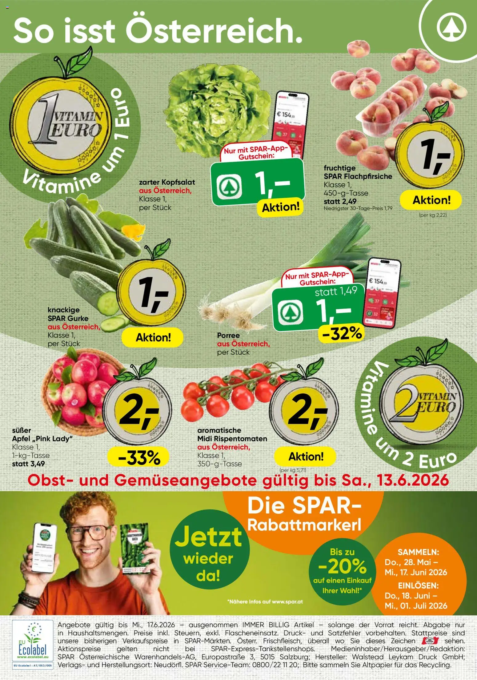 Spar Flugblatt - Wien gültig ab 11.06.2026 | Seite: 16 | Produkte: Obst, Äpfel