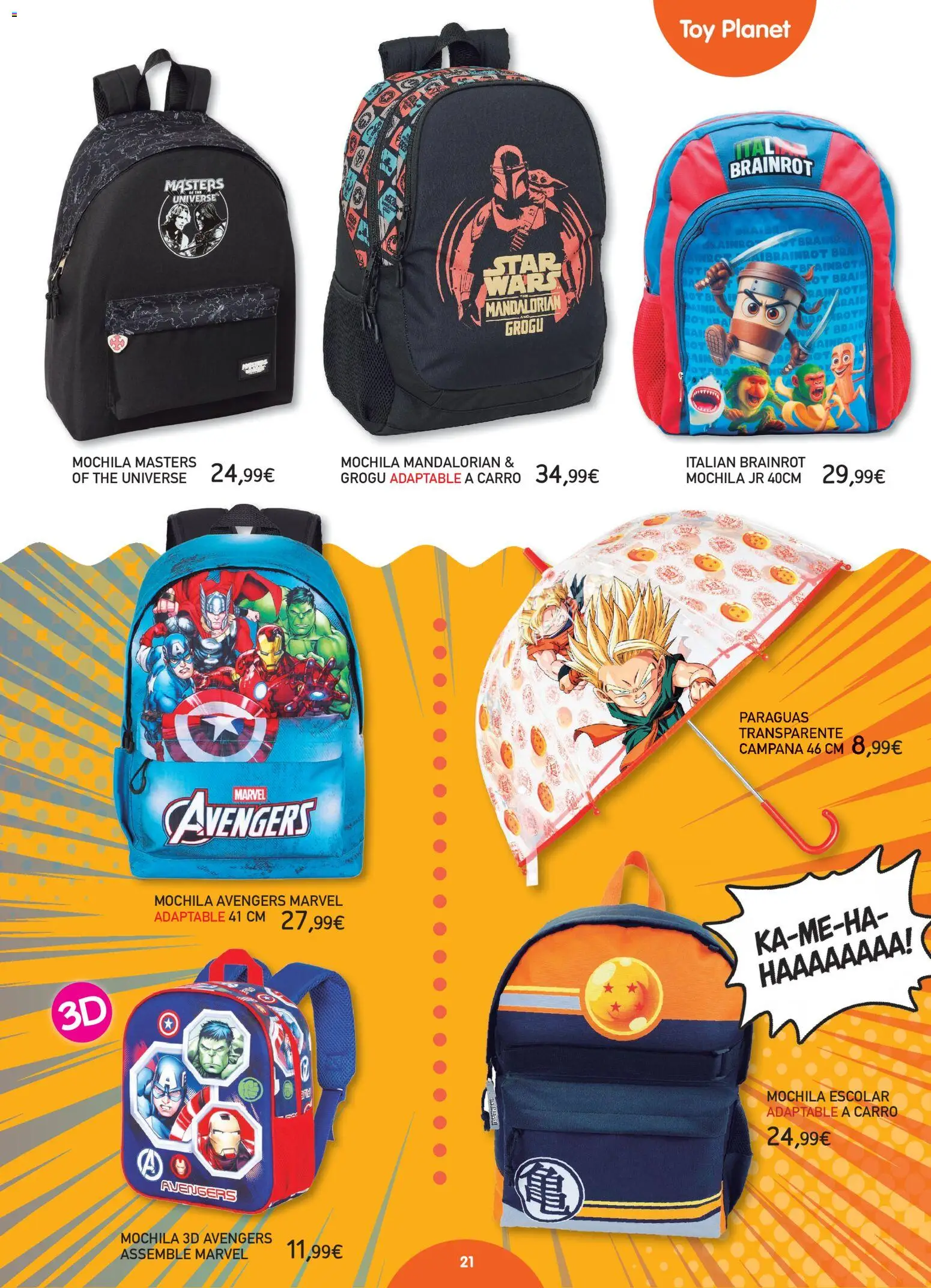 Toy Planet catálogo de Vuelta a Clase │ válido desde el 10/08/2026 | Página: 21 | Productos: Mochila