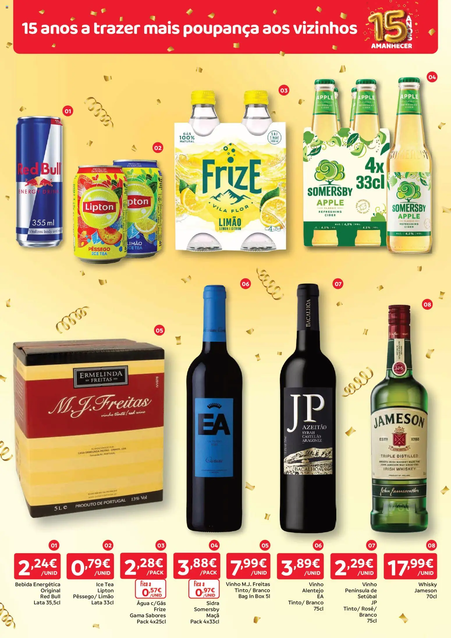 Amanhecer folheto │ válido de 15/10/2026 | Página: 5 | Produtos: Red Bull, Whisky, Bebida energética, Bebida