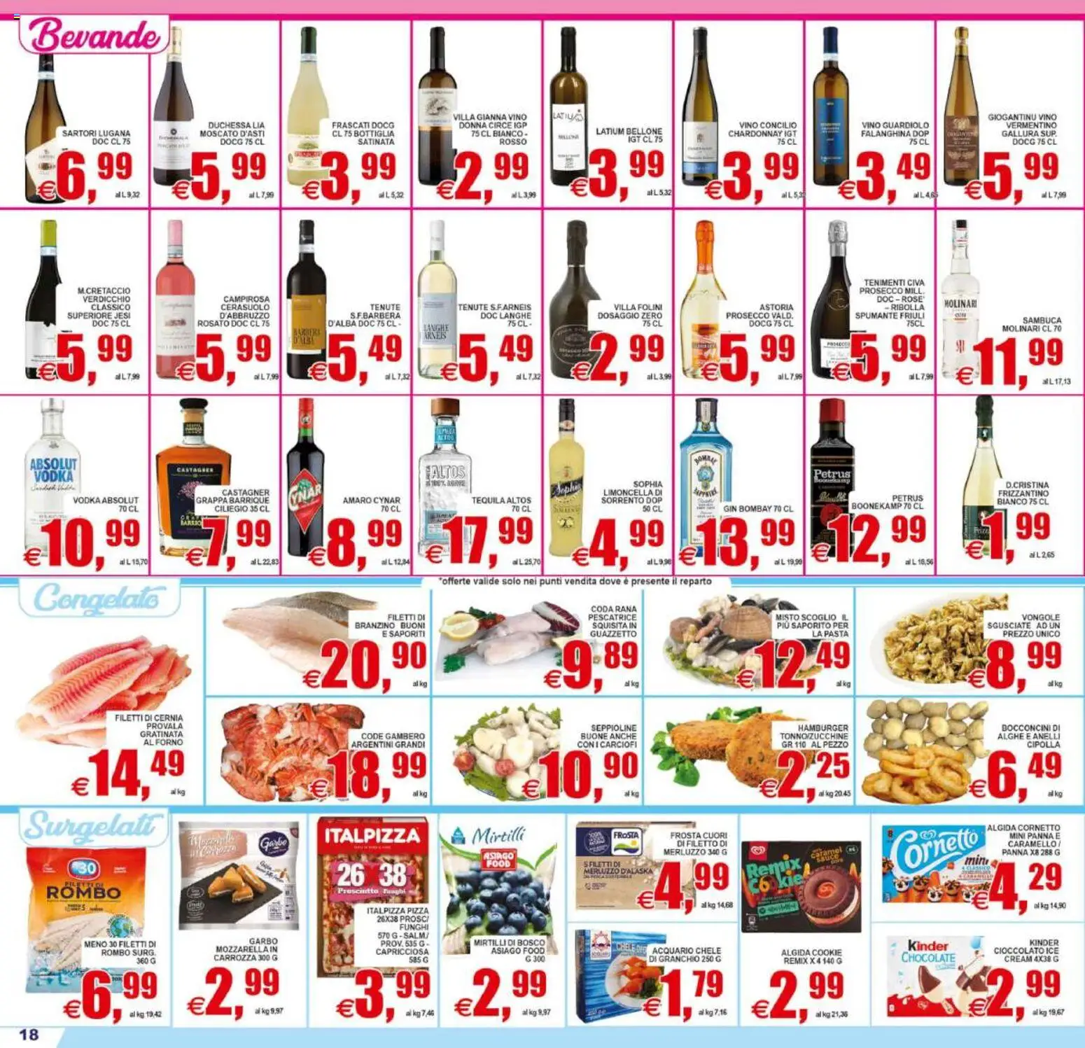 Volantino Pewex del 29.05.2026 | Pagina: 18 | Prodotti: Cioccolato, Carciofi, Hamburger, Bottiglia