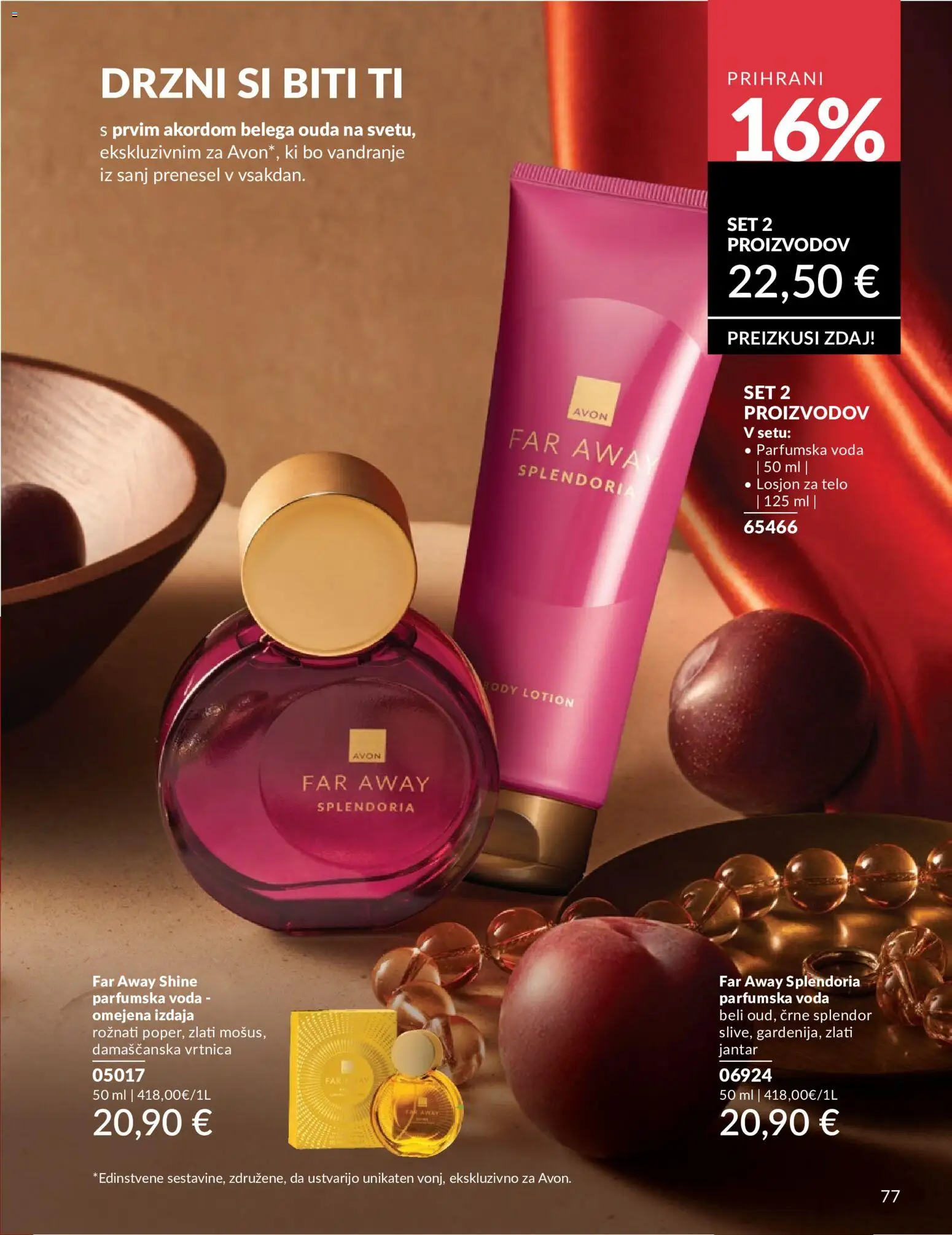 Novi Avon katalog ponudbe – veljaven od 01.05.2026 | Stran: 77 | Izdelki: Voda, Parfumska voda