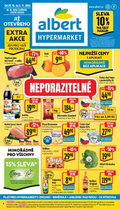 Náhled letáku Albert leták - Hypermarket Jablonec nad Tisou od 28.10.2026