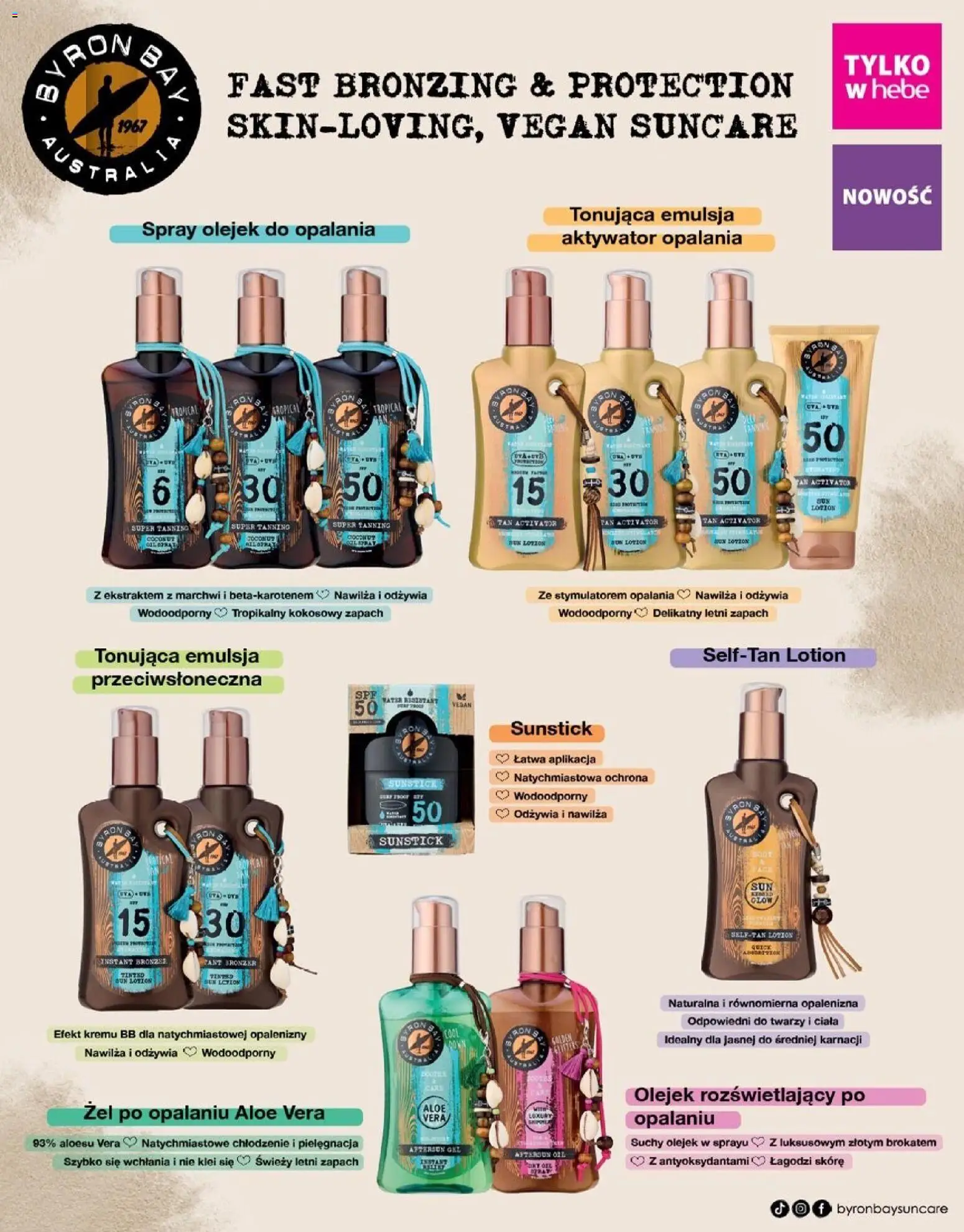 Hebe gazetka - Magazyn od 01.07.2026 | Strona: 67 | Produkty: Zapach, Bronzer, Lotion