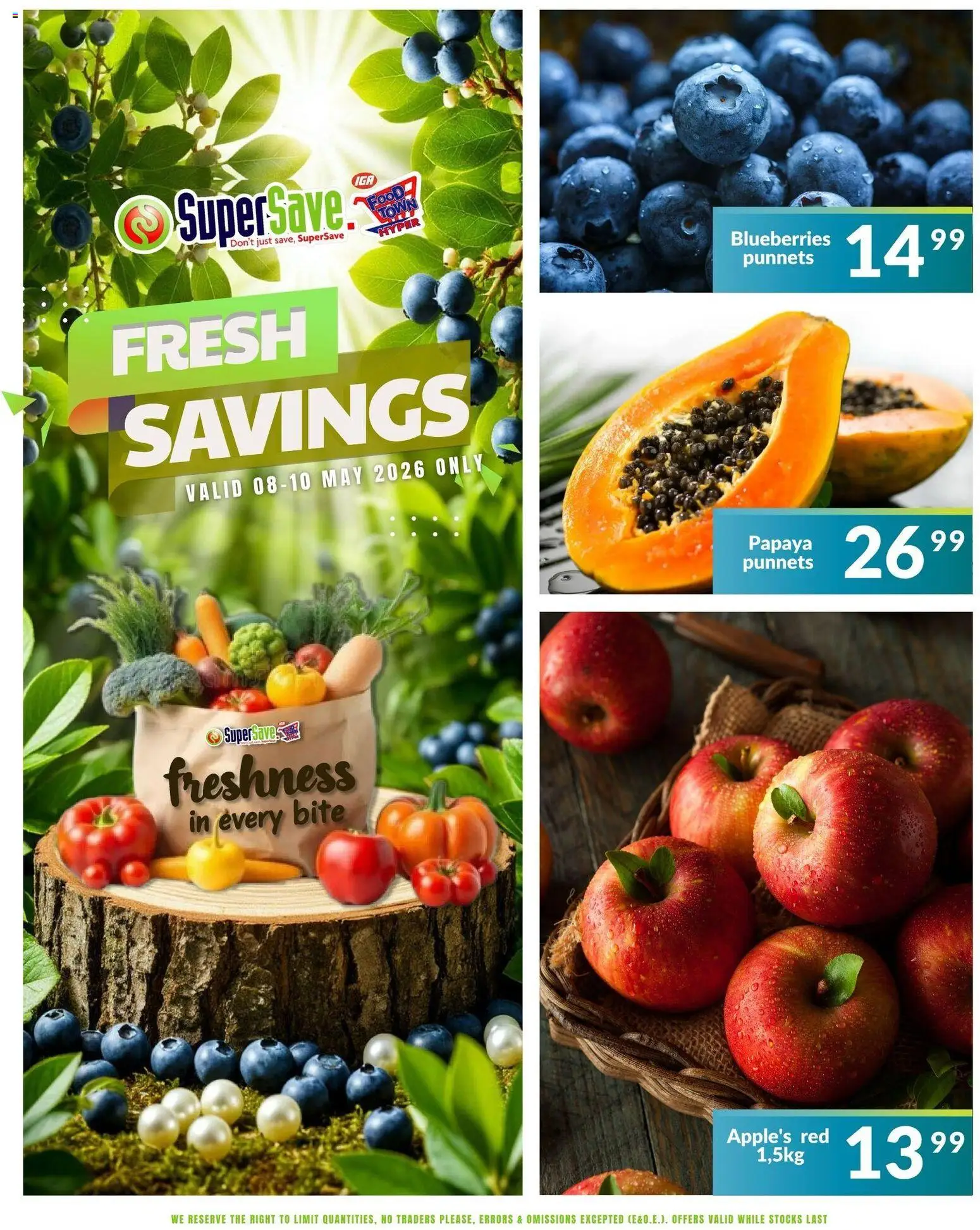 New Super Save catalogue – valid from 08.05.2026 | Page: 3 | Products: Blueberries