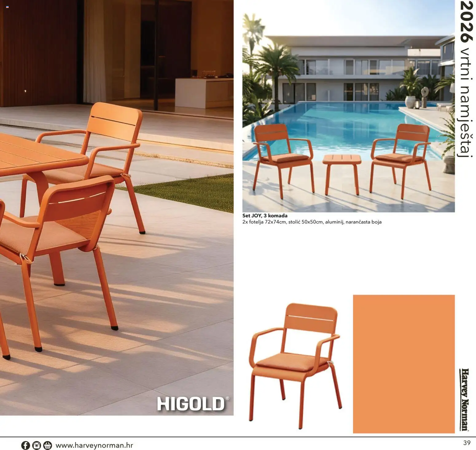 Harvey Norman katalog | vrijedi od 07.04.2026 | Stranica: 39 | Proizvodi: Fotelja, Stolić, Vrtni namještaj