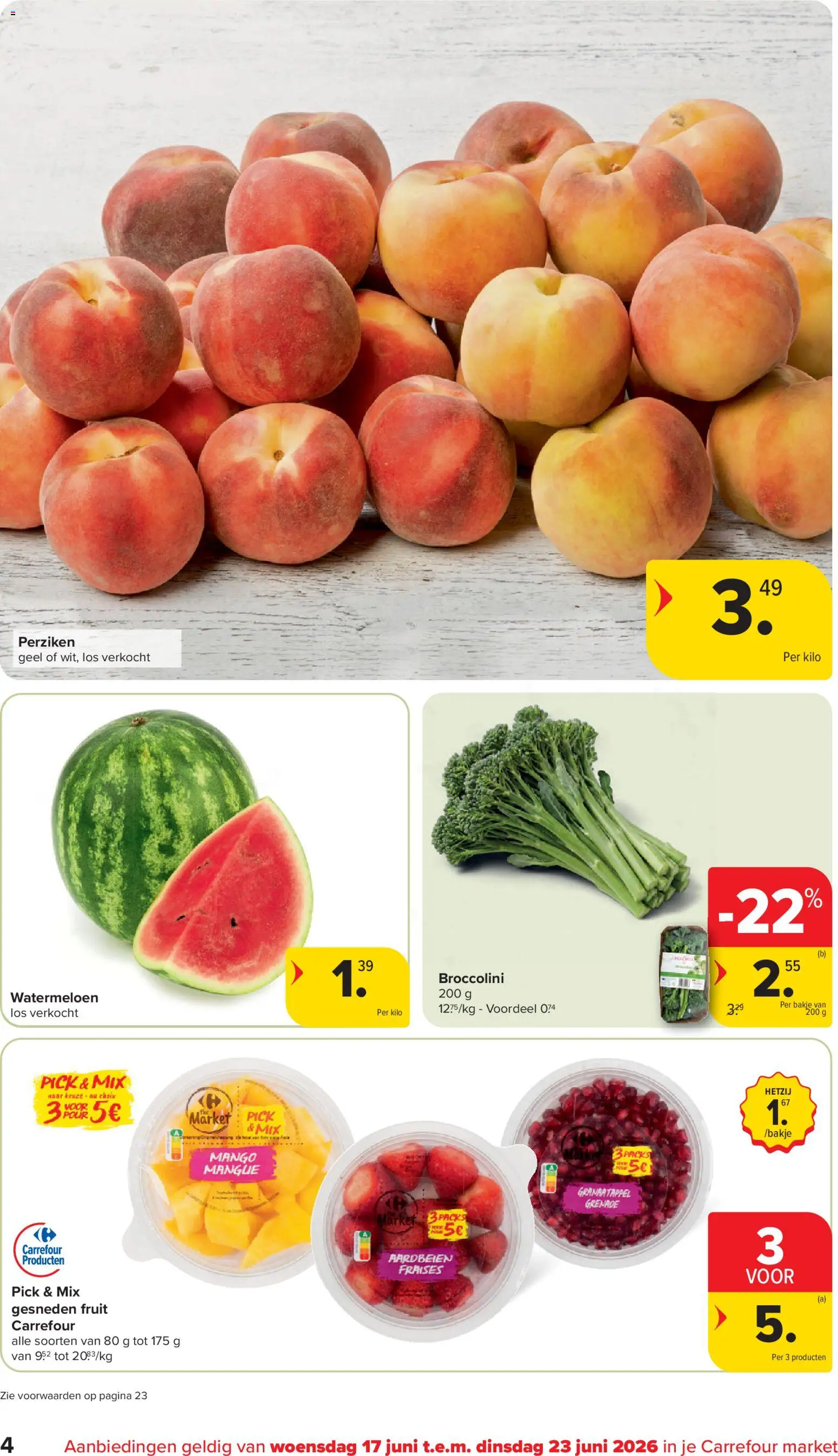 {H1} | Pagina: 4 | Producten: Aardbeien, Fruit, Watermeloen, Granaatappel