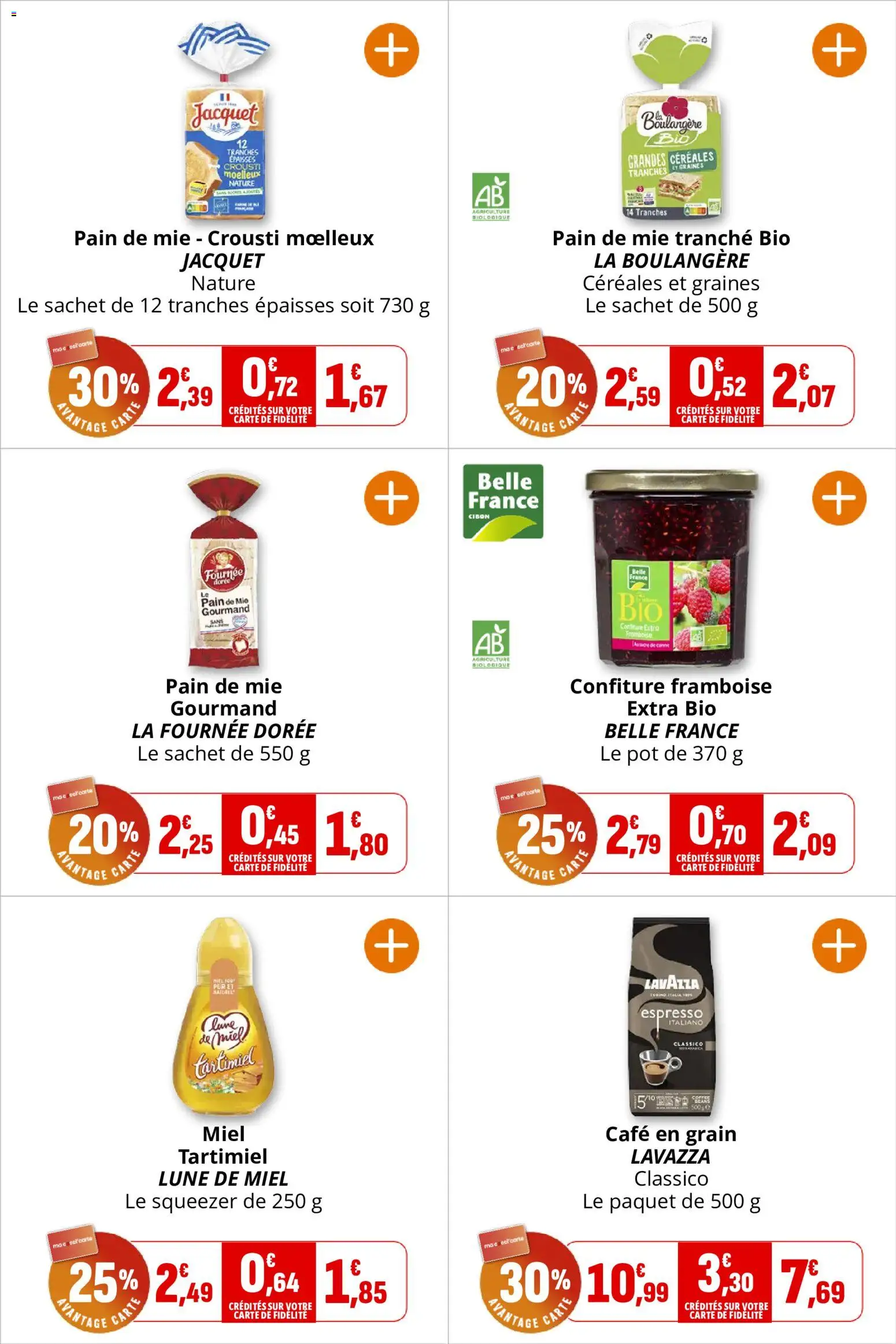 {H1} | Page: 21 | Produits: Framboise, Café en grain, Café, Céréales