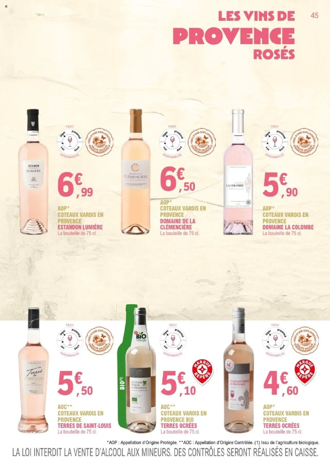 {H1} | Page: 45 | Produits: Bouteille