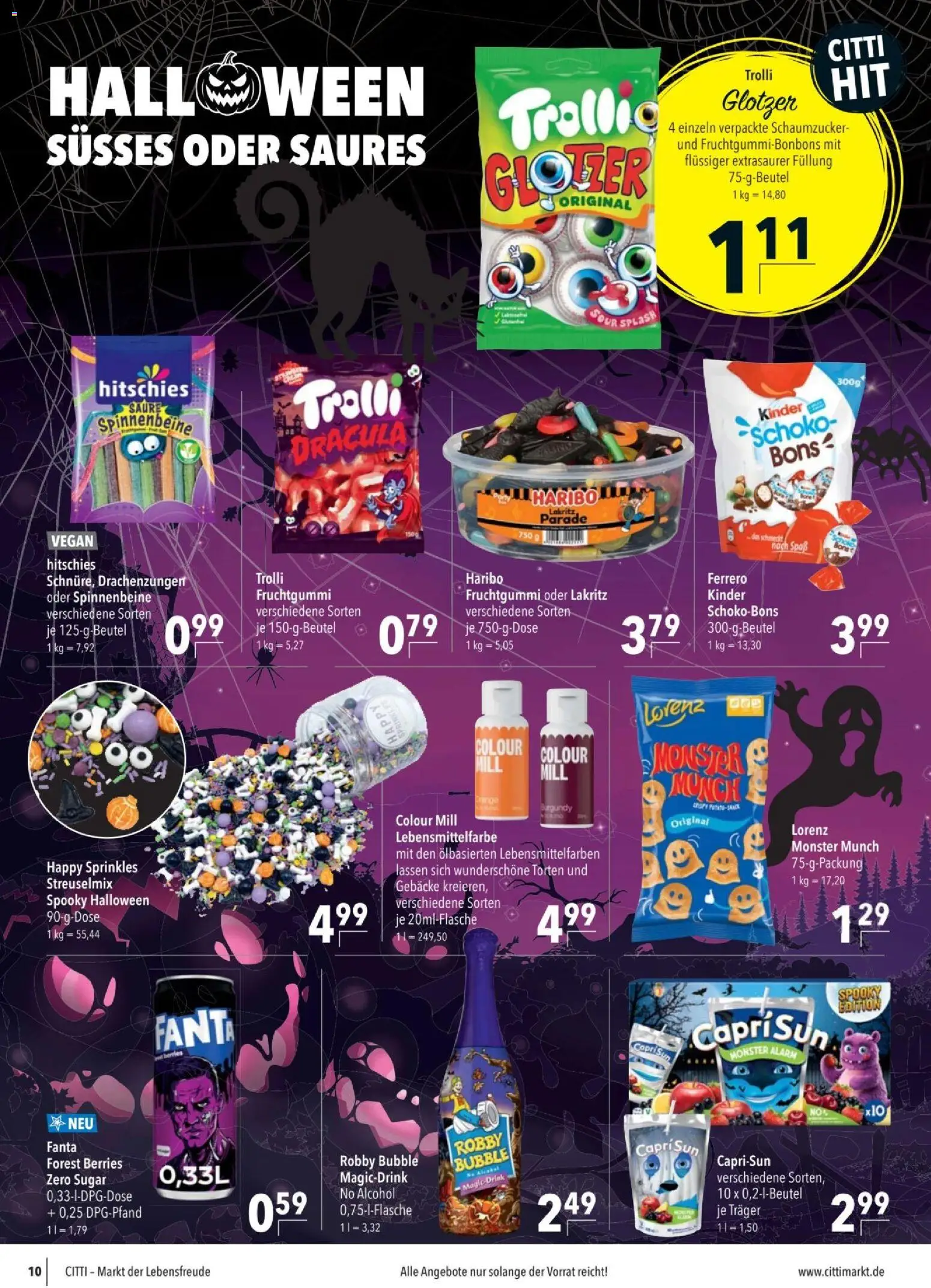 CITTI tilbudsavis – gyldig fra 21/10/2026 | Side: 10 | Produkter: Fanta
