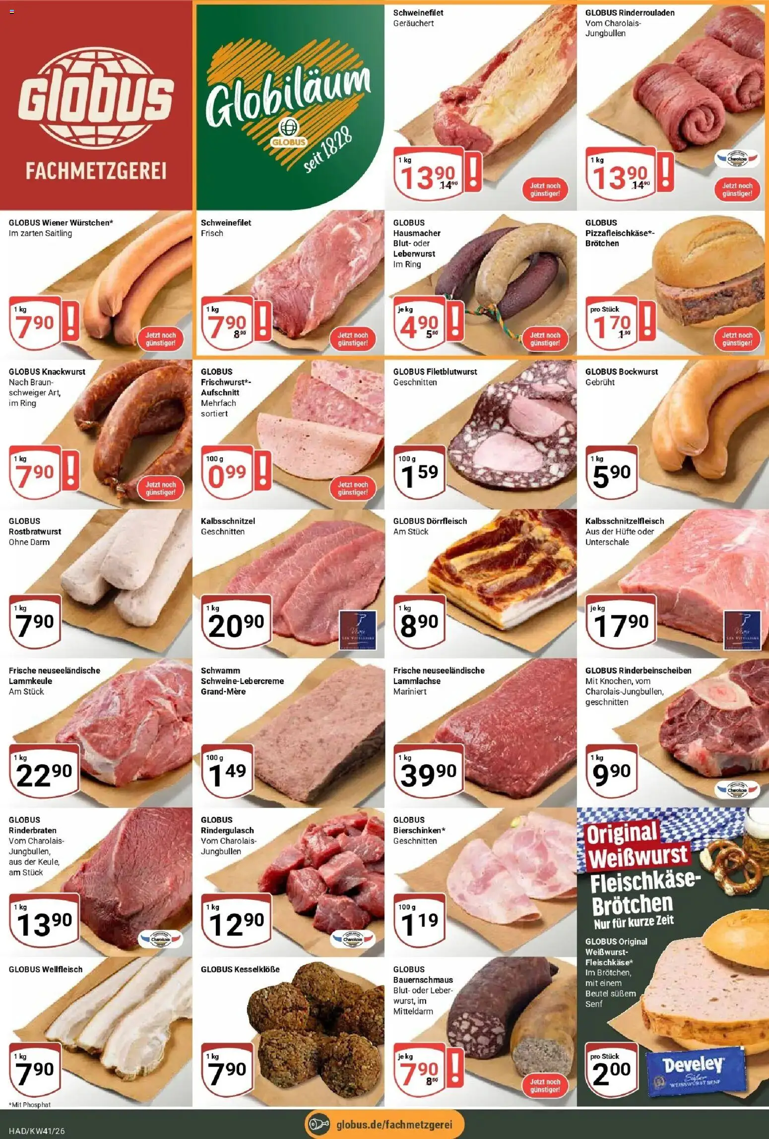 Globus Prospekt Halle (saale) (ab 05.10.2026) » Angebote online | Seite: 10 | Produkte: Rinderbraten, Lammkeule, Rindergulasch, Schweinefilet