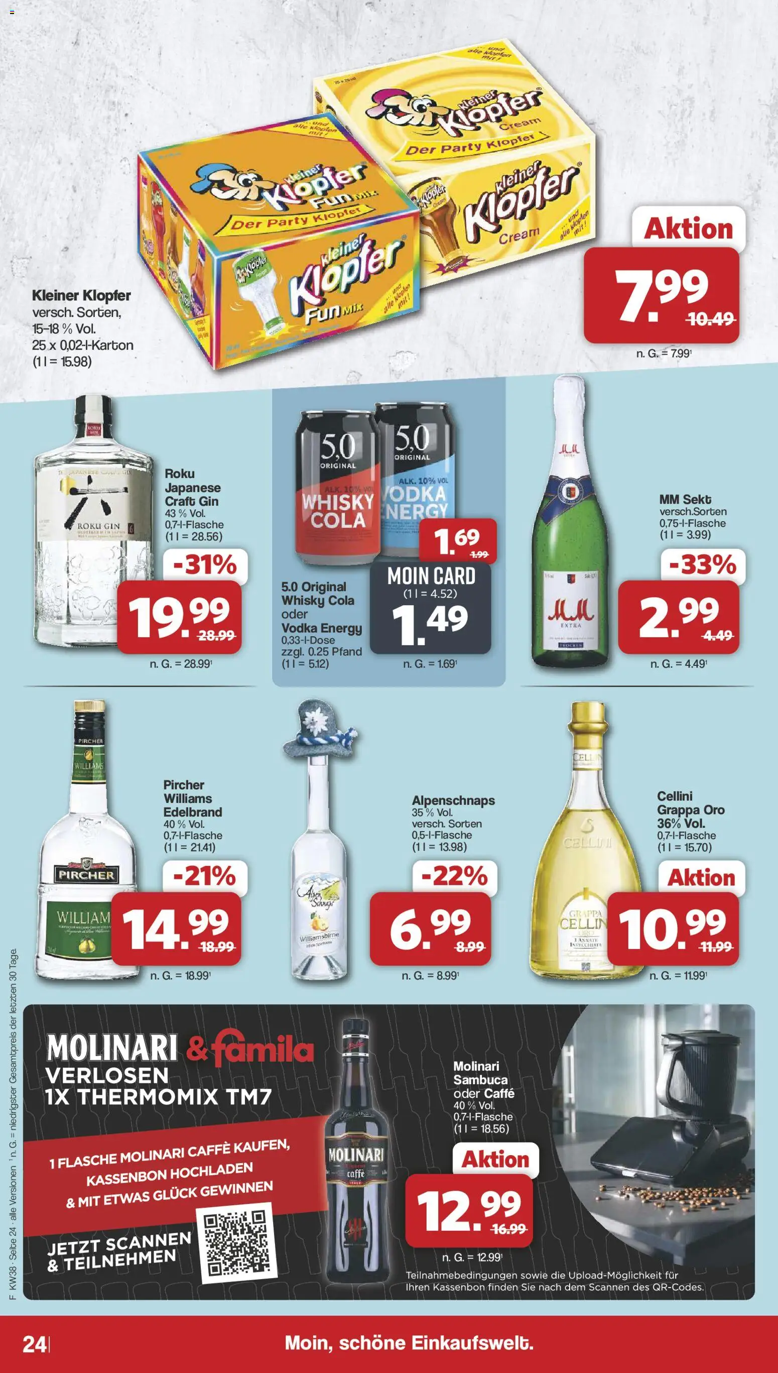 Famila Nordwest Prospekt – gültig ab 14.09.2026 | Seite: 28 | Produkte: Whisky, Cola, Energy, Sekt