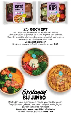 Jumbo folder - Terug in het ritme! - Voorbeeld van een folder van Jumbo, geldig van 24-08-2026 | Pagina: 35 | Producten: Salades, Paprika, Kip, Ingrediënten