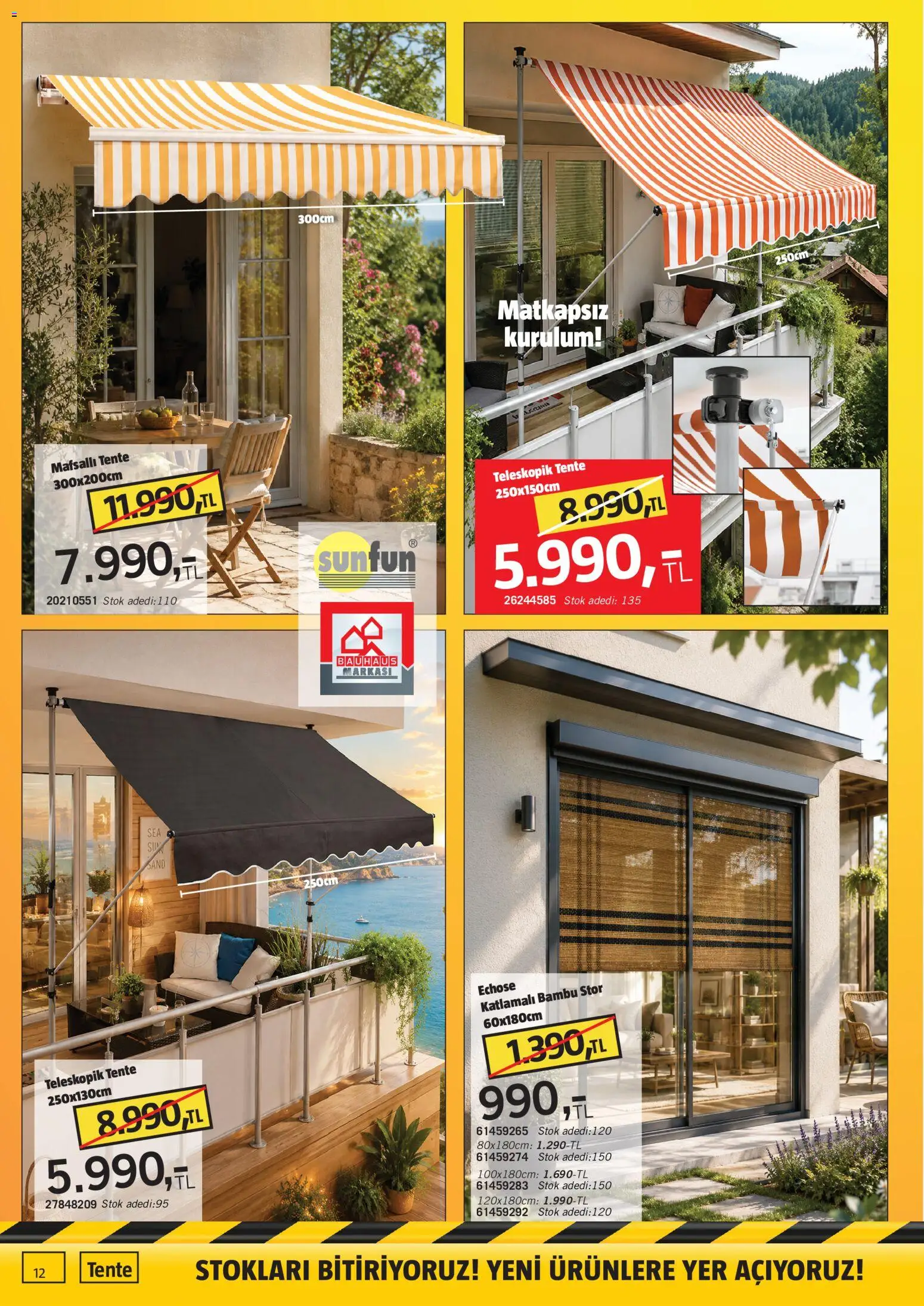 Bauhaus Katalog - 01 Ağustos 2026 tarihinden itibaren geçerlidir | Sayfa: 12