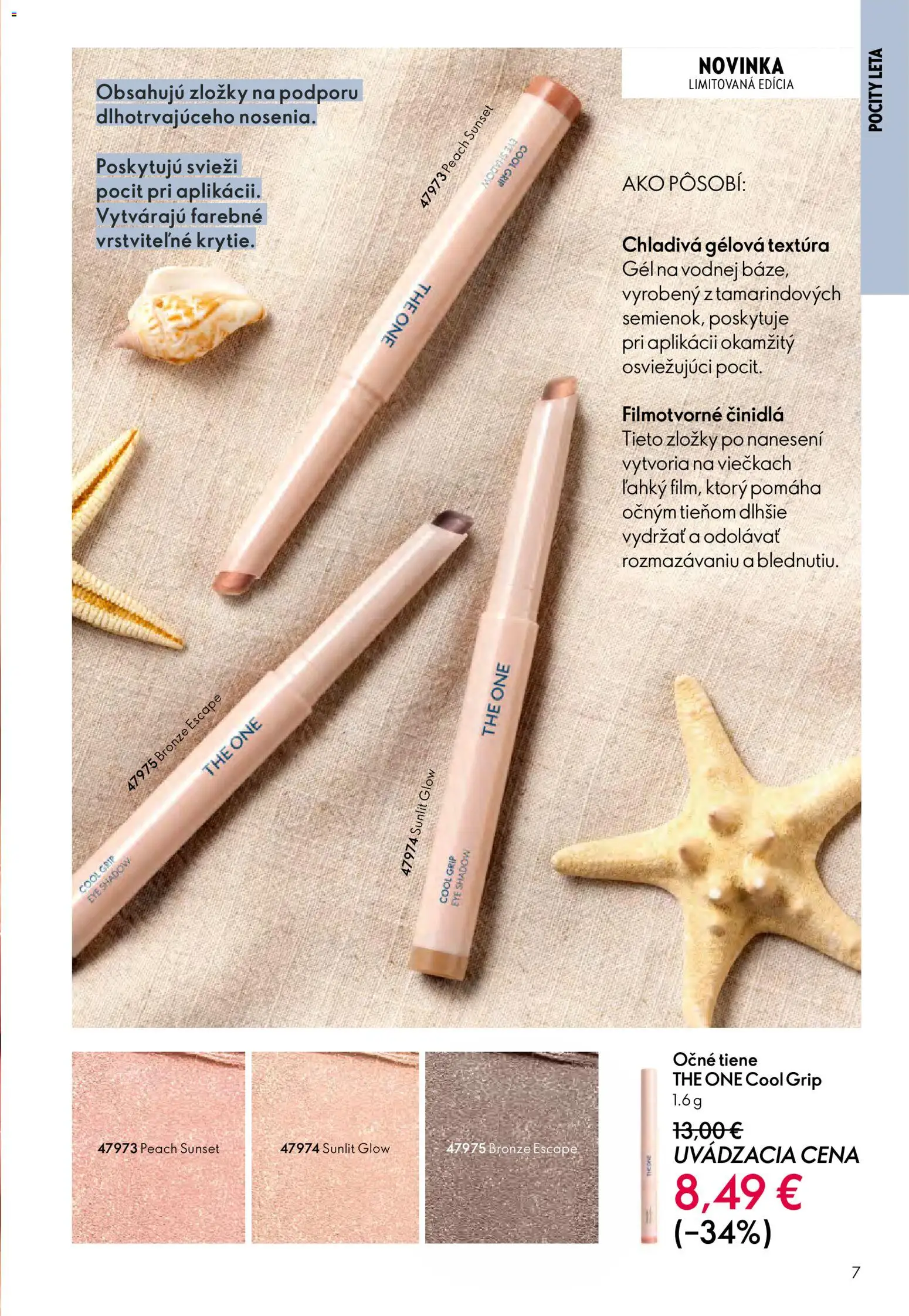 Nové Oriflame akcie – leták je platný od 27.05.2026 | Strana: 7 | Produkty: Očné tiene