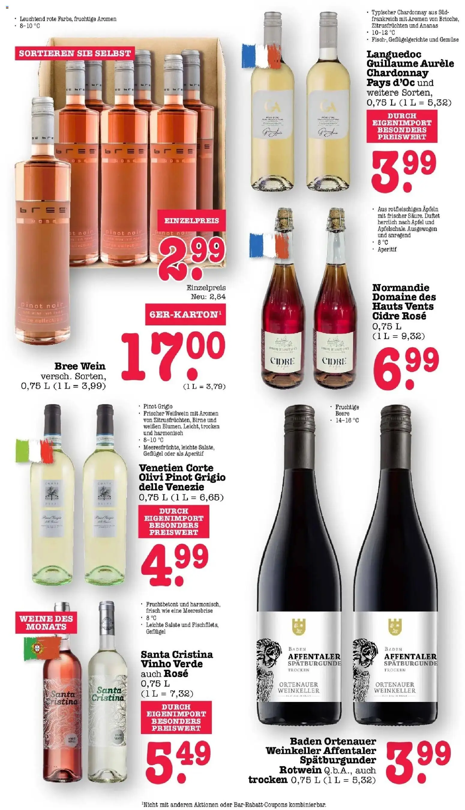 Edeka Prospekt Mainz-Weisenau (ab 10.08.2026) » Angebote Online | Seite: 49 | Produkte: Rotwein, Bree, Birne, Wein