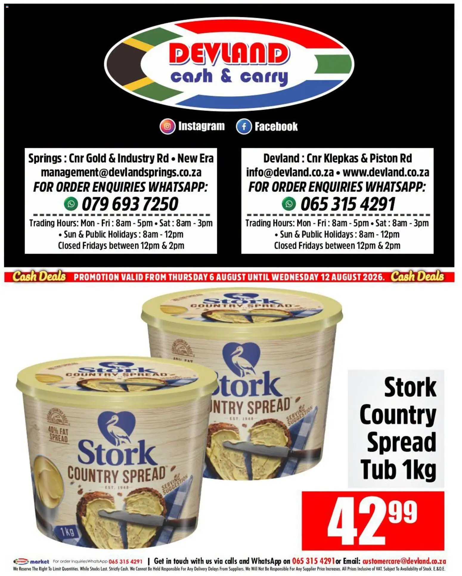 New Devland catalogue – valid from 06/08/2026 | Page: 4 | Products: Bread, Fat spread