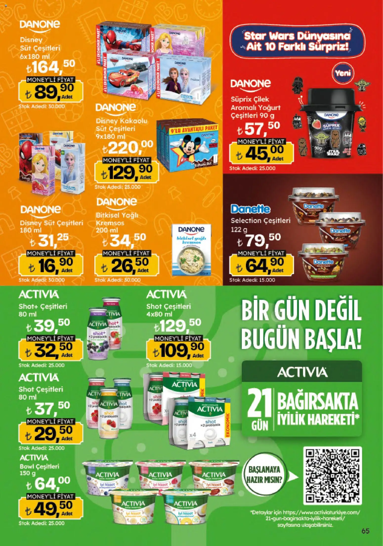 Migros Katalog - 5M Migroskop Dijital - 04.06.2026 tarihinden itibaren geçerlidir | Sayfa: 65 | Ürünler: Süt, Yoğurt, Çilek