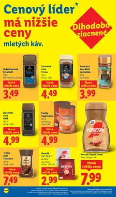 Lidl leták platný od 03.07.2026 | Strana: 26 | Produkty: Káva, Instantná káva, Nescafé Classic, Cappuccino