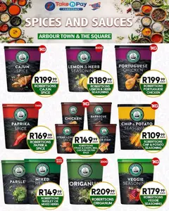 Take n Pay specials catalogue – valid from 10/08/2026 | Page: 2 | Products: Sauces, Chicken, Fish, Spices