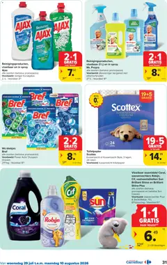 Carrefour folder week 31 - Voorbeeld van een folder van Carrefour, geldig van 29/07/2026 | Pagina: 31 | Producten: Allesreiniger, Toiletpapier, Wasverzachter, Robijn