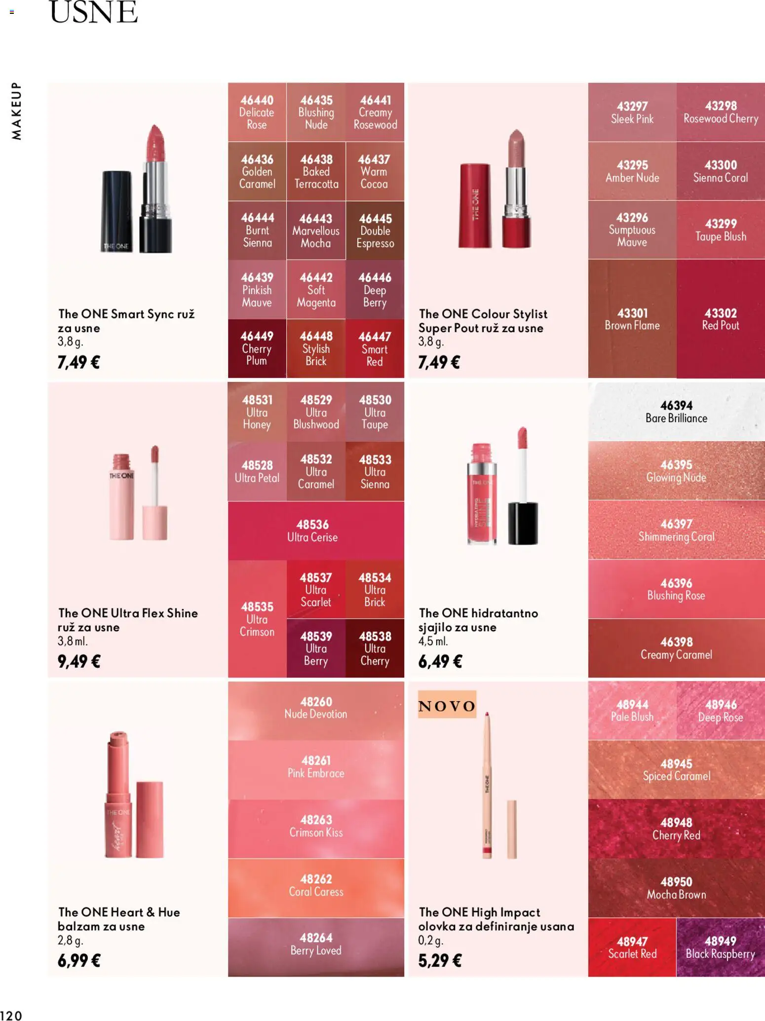 Oriflame katalog | vrijedi od 07.10.2026 | Stranica: 120 | Proizvodi: Espresso, Balzam za usne, Ruž, Sjajilo za usne