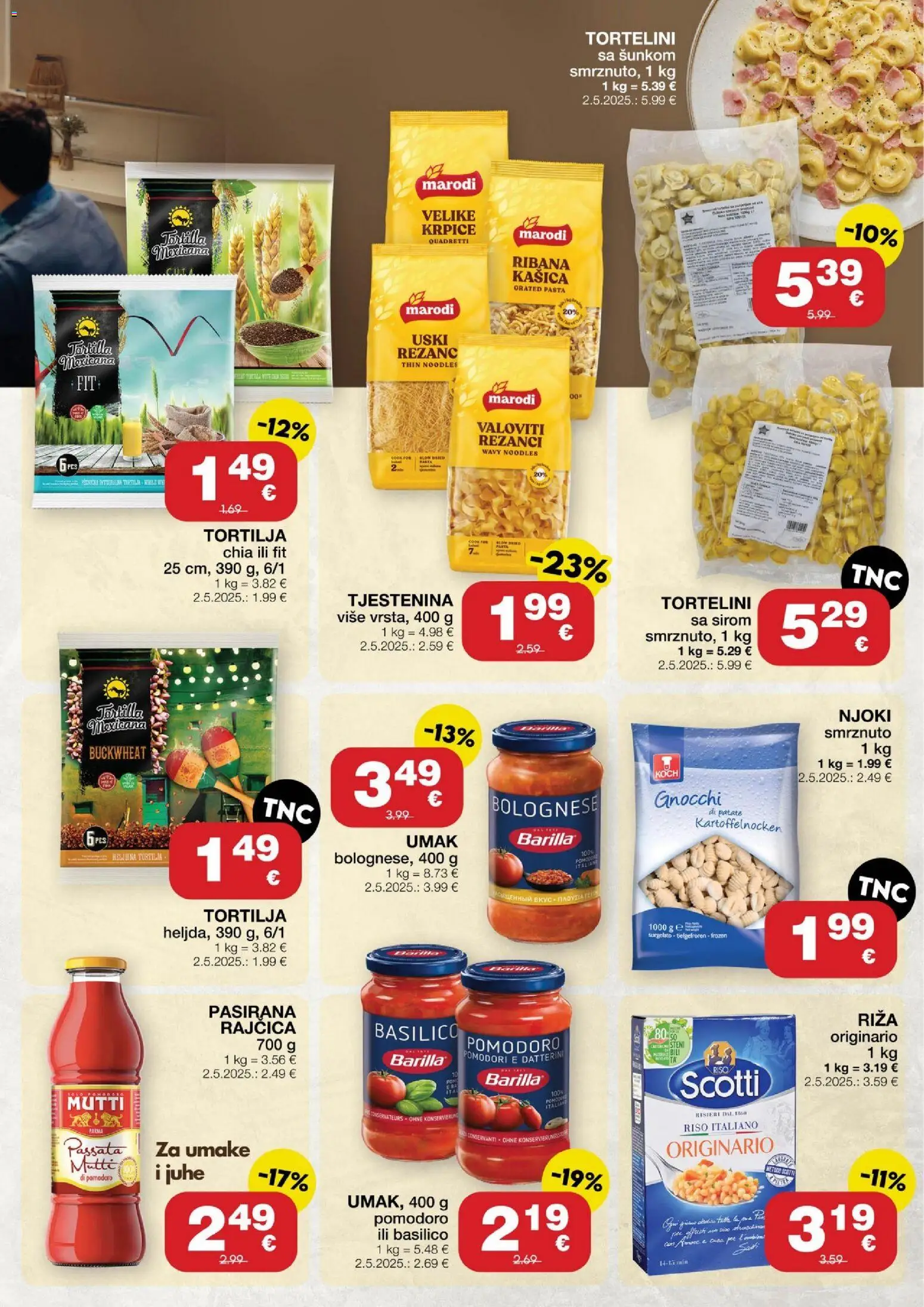 Stanić Diskont katalog | vrijedi od 03.09.2026 | Stranica: 7 | Proizvodi: Riža, Rezanci, Njoki, Rajčica