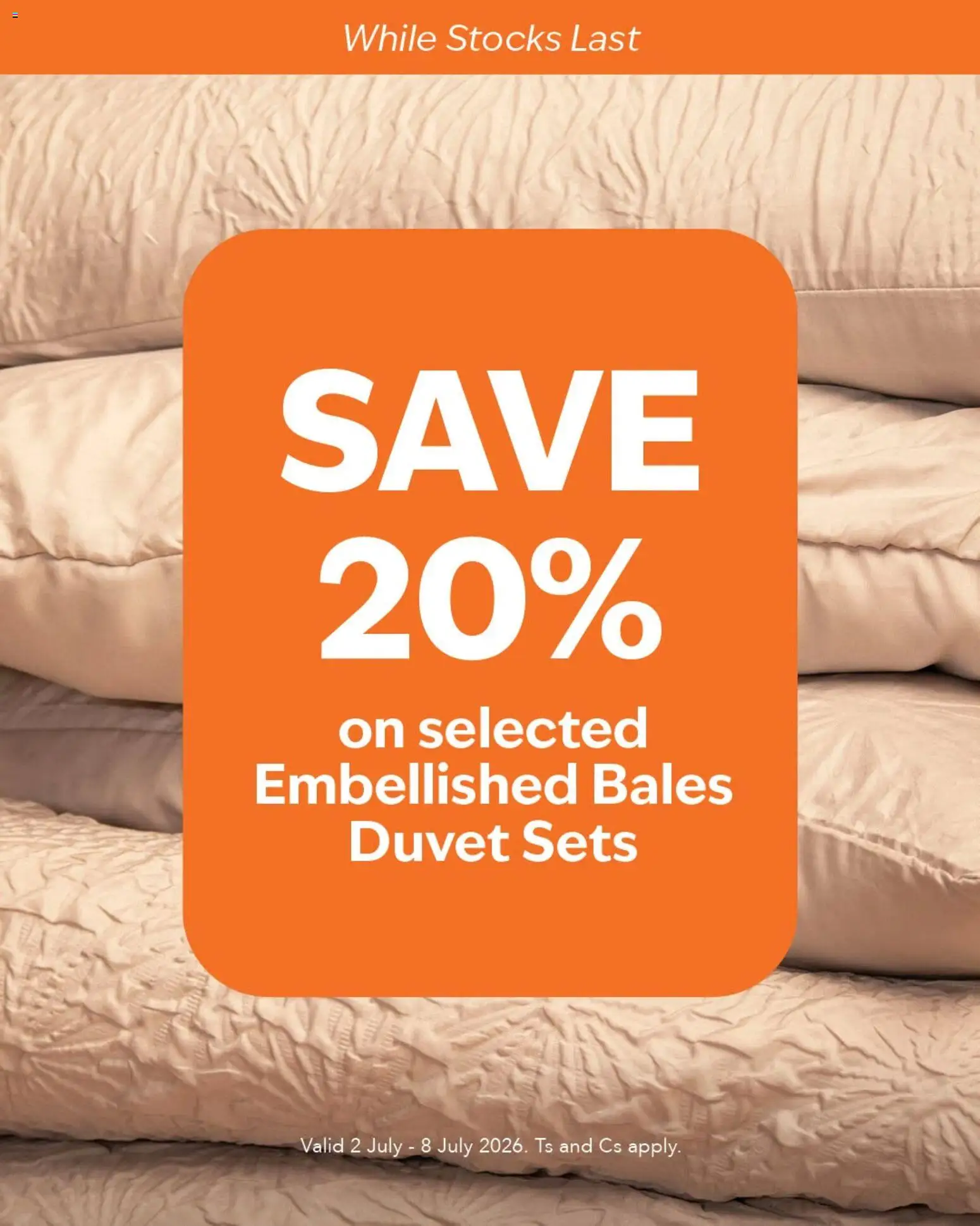 New Sheet Street catalogue – valid from 02/07/2026 | Page: 1 | Products: Duvet