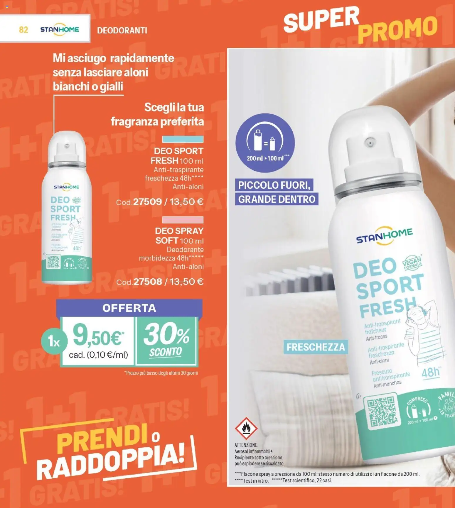 Volantino Stanhome del 14/07/2026 | Pagina: 83 | Prodotti: Deodorante, Antitraspirante, Fragranza
