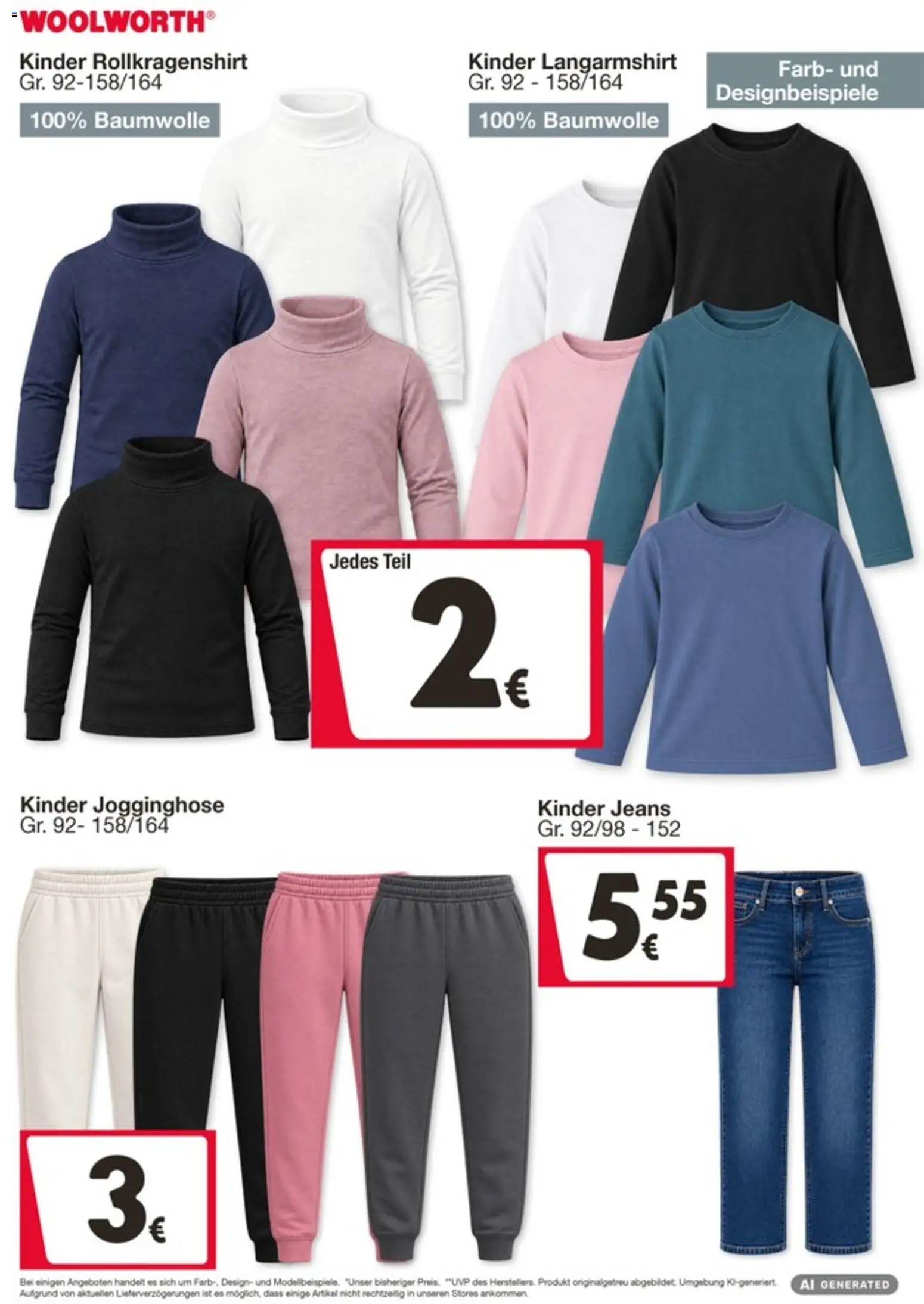 Woolworth Prospekt – gültig ab 04.09.2026 | Seite: 10 | Produkte: Jogginghose, Langarmshirt, Jeans