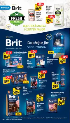 Náhled letáku Brit Salám pro psy, Brit Salám pro psy, • 800 g, • 100 g = 6,24 Kč, • vybrané druhy, ▼ 49,90 Kč od 16.09.2026 | Strana: 40 | Produkty: Granule, Granule pro kočky, Stelivo, Konzerva pro psy