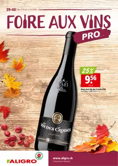 Aligro aktionen Vins Chavannes ab 21.09.2026 gültig