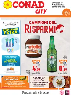 Anteprima del volantino Conad volantino City Piemonte valido a partire dal 10/09/2026