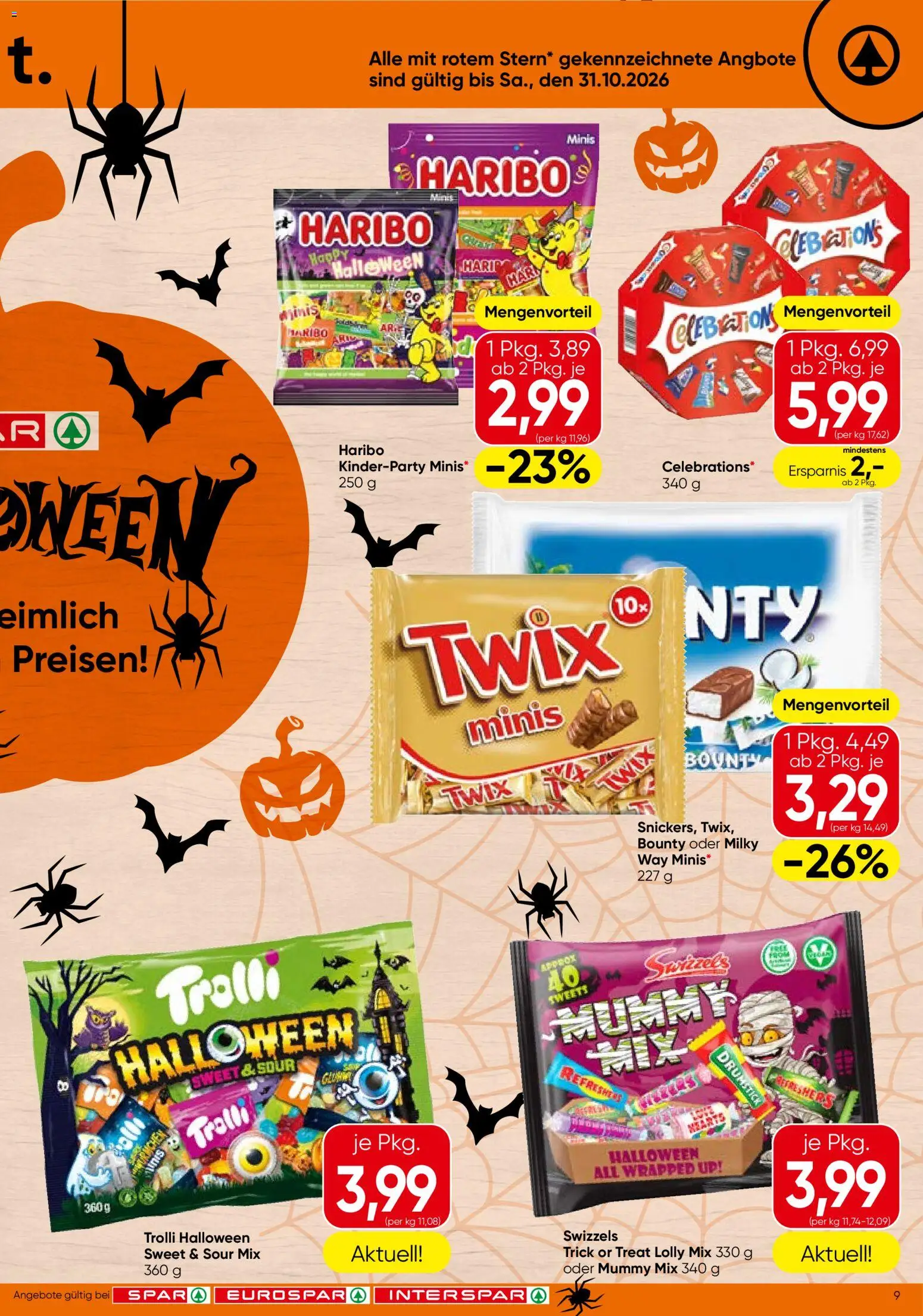 Spar Flugblatt gültig ab 22.10.2026 | Seite: 9
